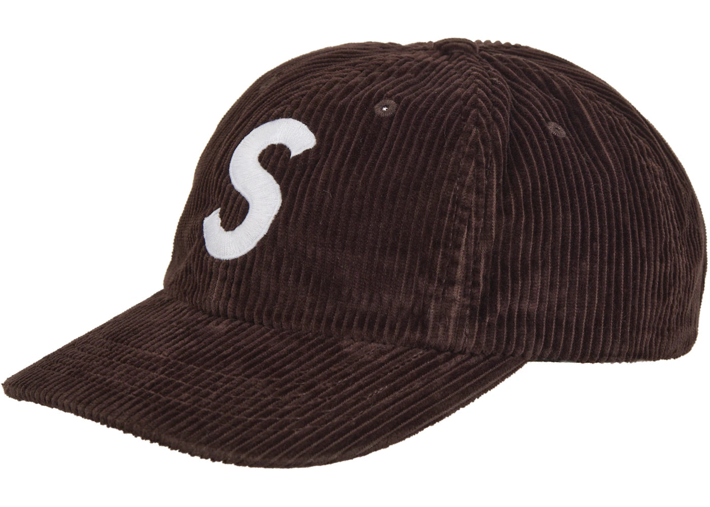 Supreme Corduroy S Logo 6-Panel (FW24) Dark Brown