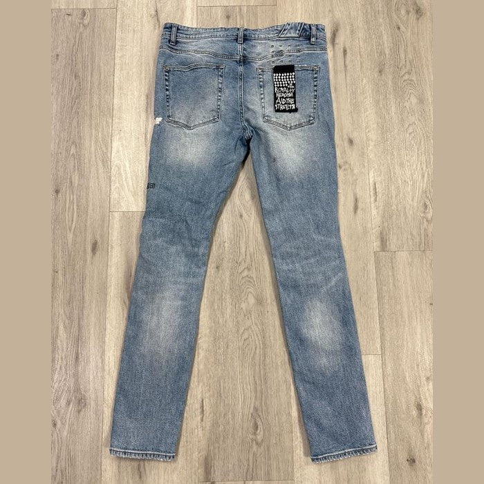Ksubi Skinny Distressed Denim