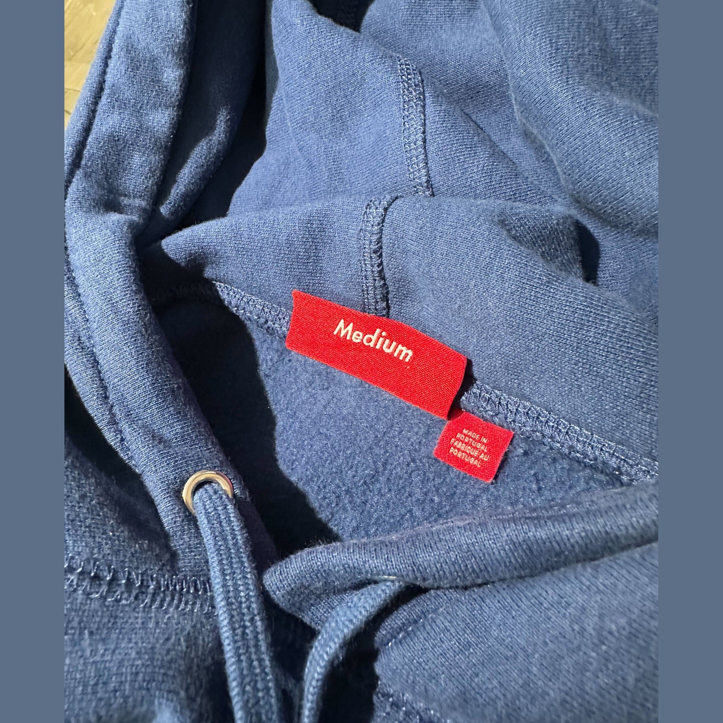Supreme Collegiate Sleeve Hooded Sweatshirt Dark Royal