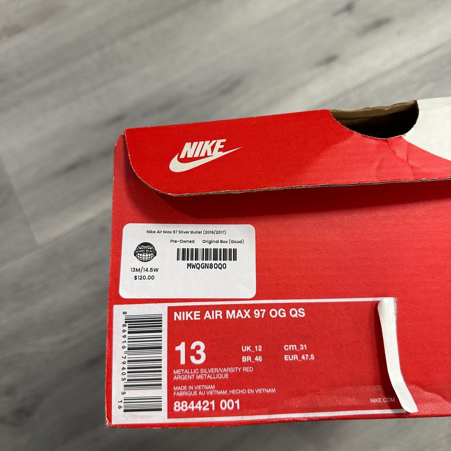 Nike Air Max 97 Silver Bullet 2016/2017