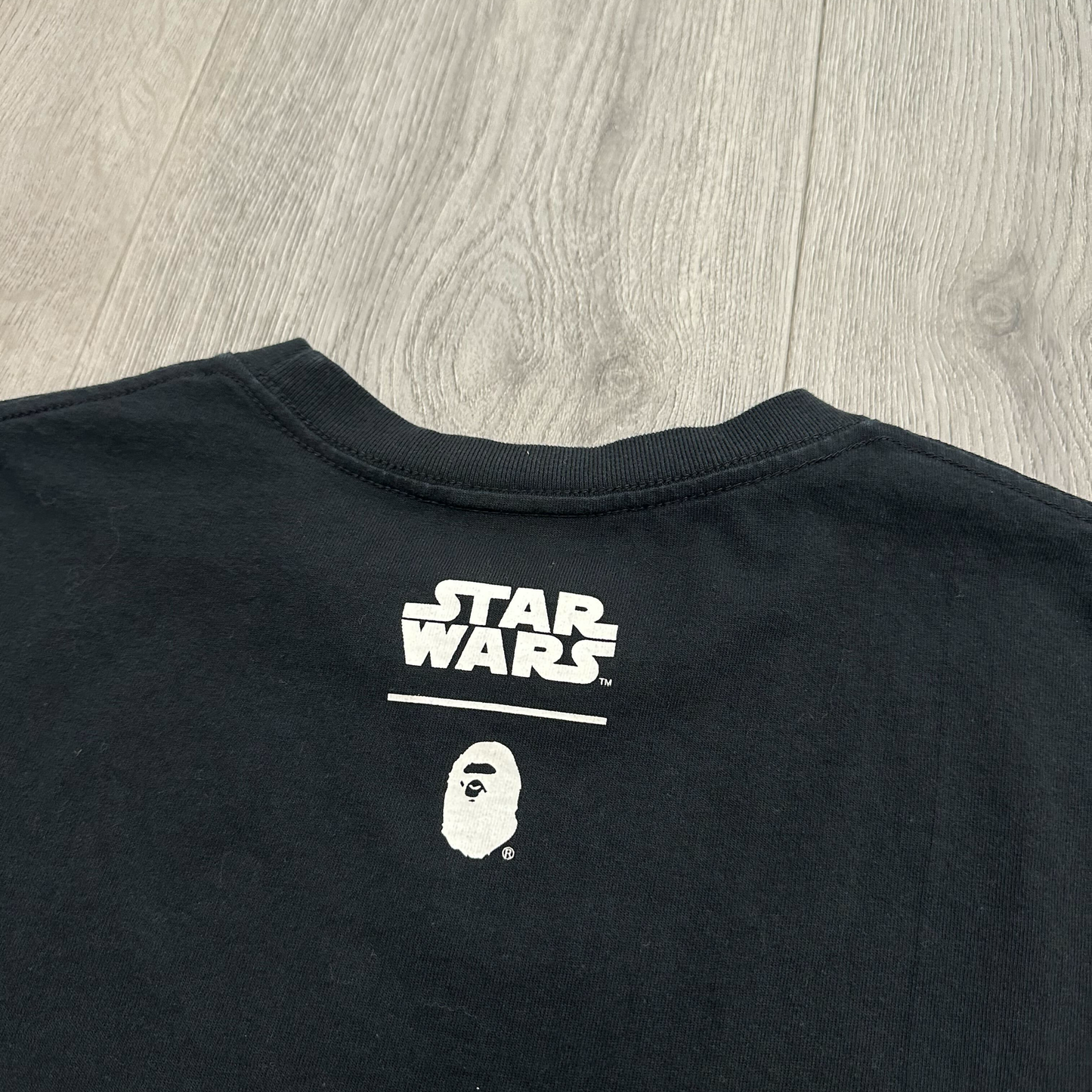 BAPE x Star Wars BB-8 & D-O Tee Black