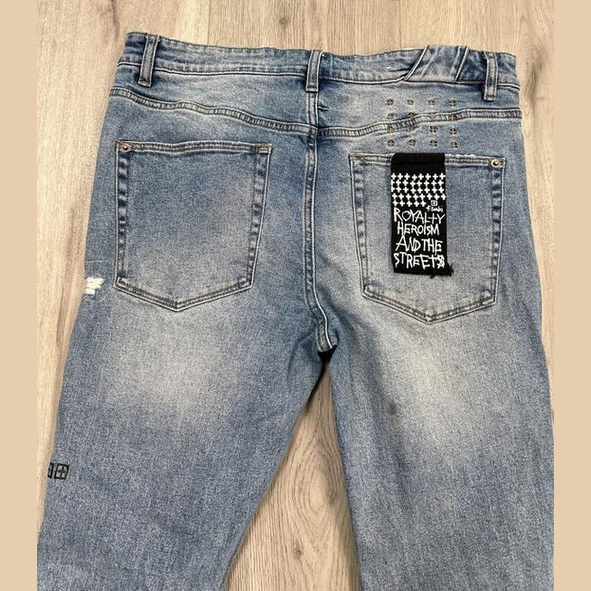 Ksubi Skinny Distressed Denim