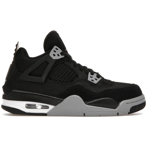 Jordan 4 Retro Black Canvas GS
