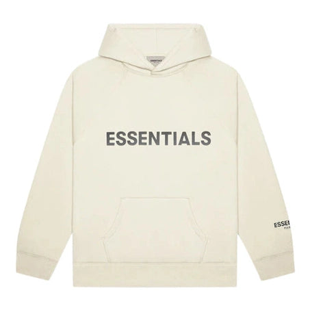 Fear of God Essentials Pullover Hoodie Applique Logo Buttercream