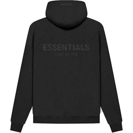 Fear of God Essentials Pull-Over Hoodie SS21 Black/Stretch Limo