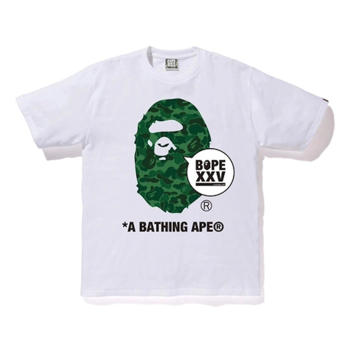 BAPE Store Shibuya XXV Ape Head Tee White