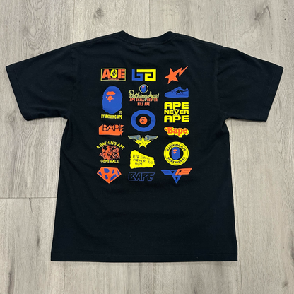 BAPE Classic Logo Tee Black