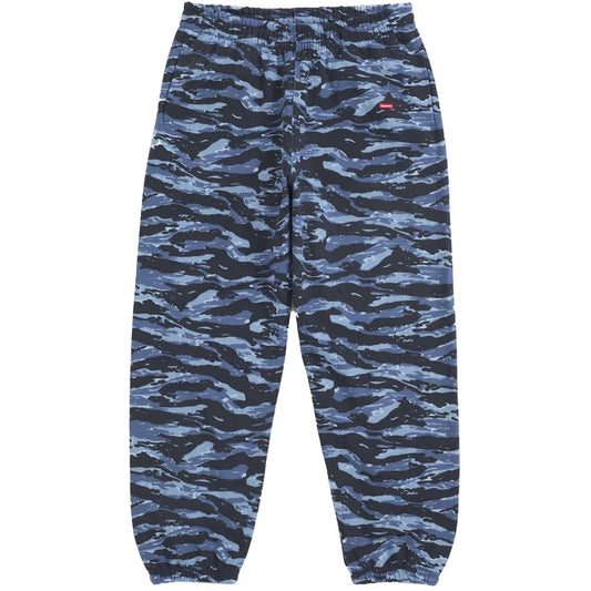 Supreme Small Box Sweatpant FW24 Blue Tiger Camo
