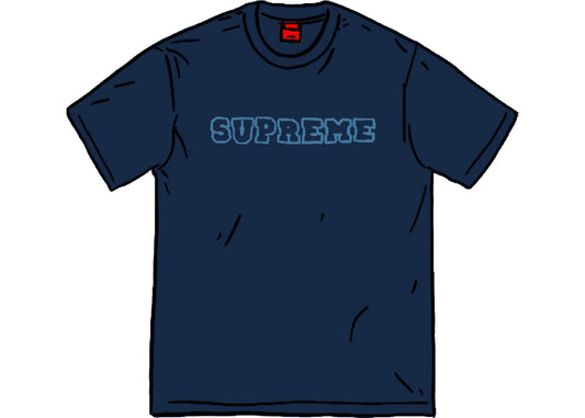 Supreme Dazzle Mesh S/S Top Navy