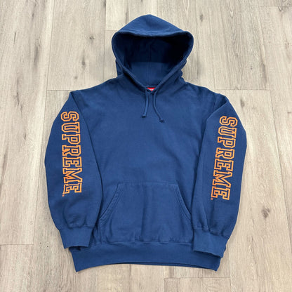 Supreme Collegiate Sleeve Hooded Sweatshirt Dark Royal