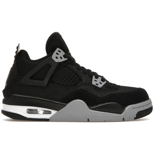 Jordan 4 Retro Black Canvas GS
