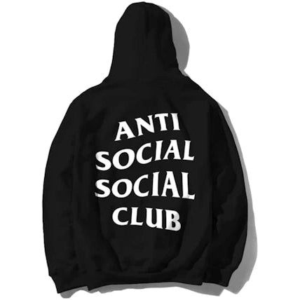 Anti Social Social Club Cigarette Hoodie Black