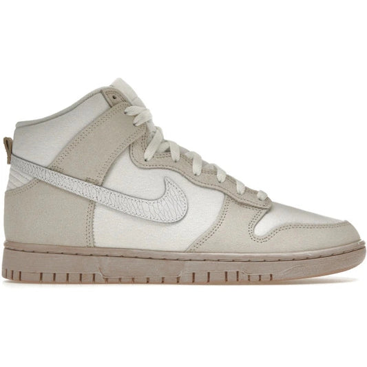 Nike Dunk High Retro PRM Cracked Leather Swoosh