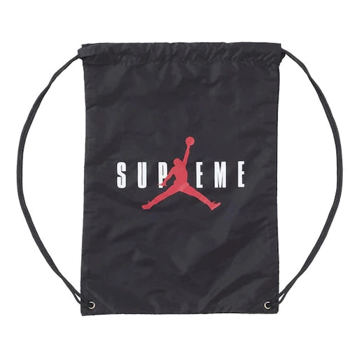 Supreme Jordan Drawstring Bag Black