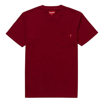 Supreme SS Pocket Tee SS19 Cardinal