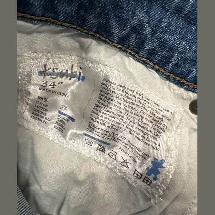 Ksubi Skinny Distressed Denim