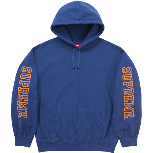 Supreme Collegiate Sleeve Hooded Sweatshirt Dark Royal