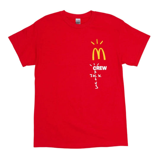 Travis Scott x McDonald's Crew T-shirt Red