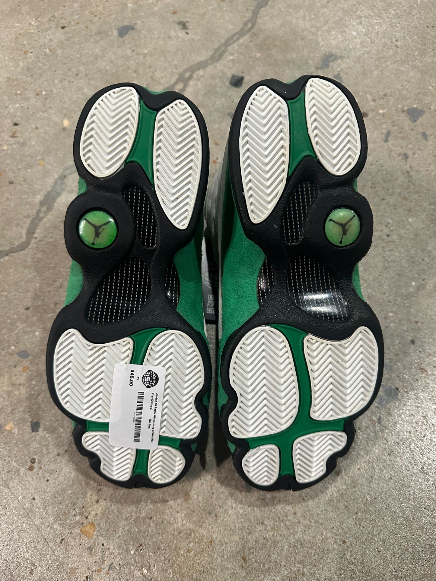 Jordan 13 Retro White Lucky Green (GS)