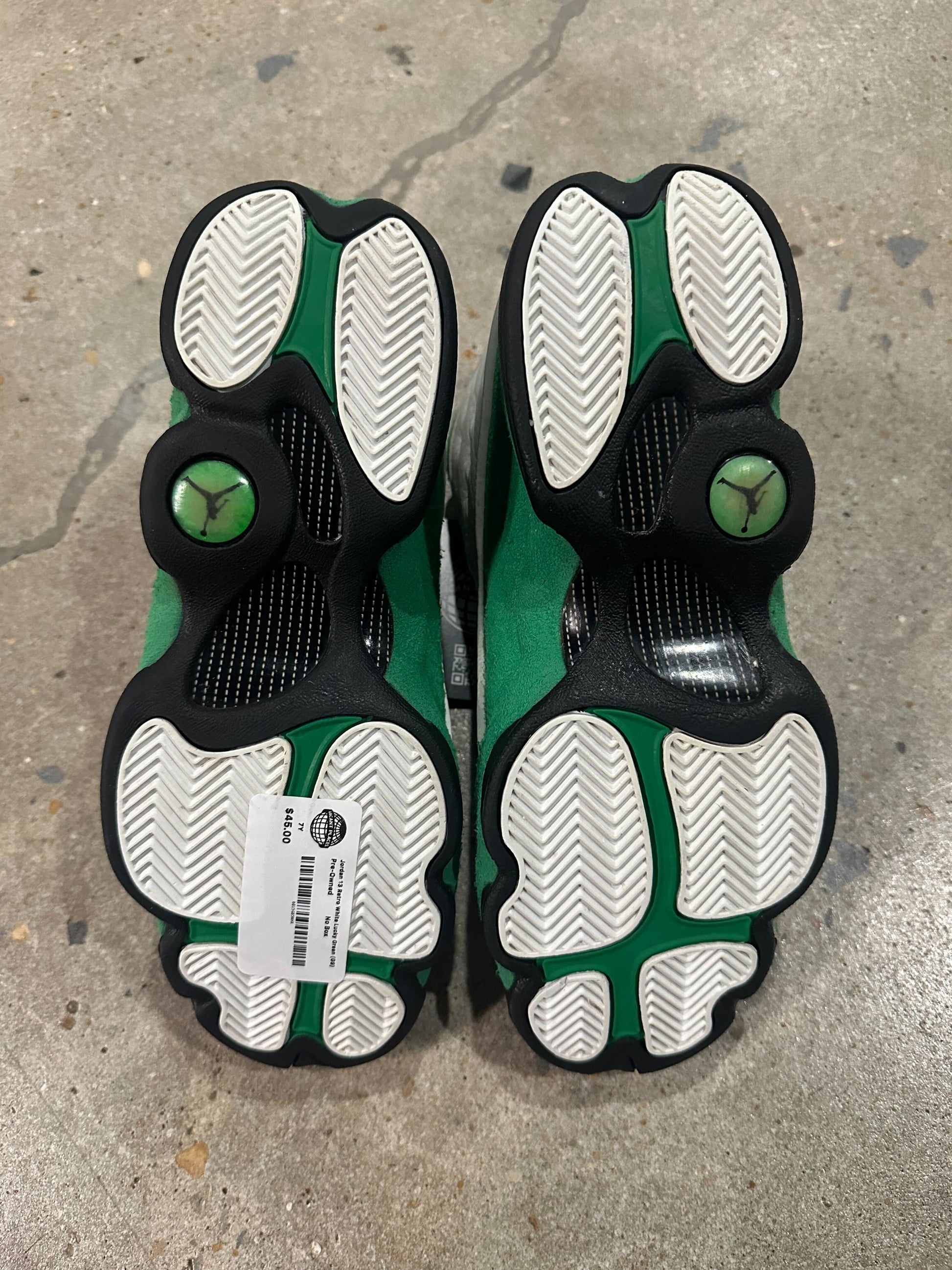 Jordan 13 Retro White Lucky Green (GS)