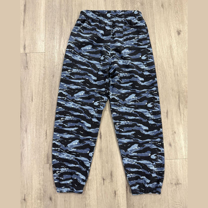 Supreme Small Box Sweatpant FW24 Blue Tiger Camo